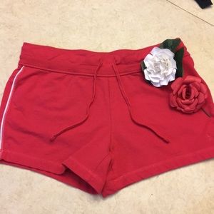 Red Danskin Shorts Size M